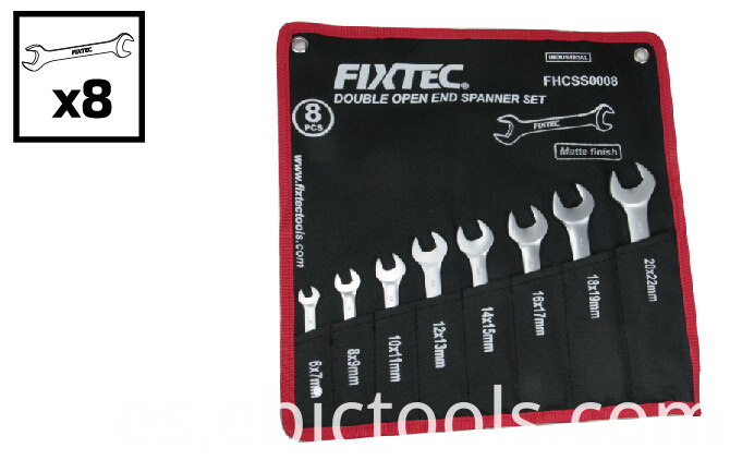 Ratchet Double Open End Spanner Set With Bag Package Ratchet Double Open End Spanner Set With Bag Package